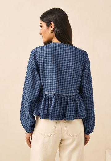 Джинсовая блузка