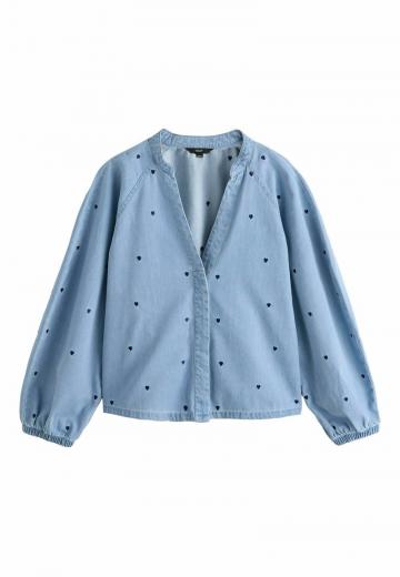 Джинсовая блузка