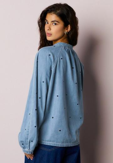 Джинсовая блузка