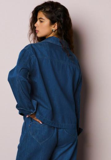 Джинсовая блузка