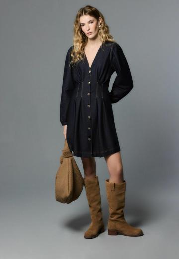 Джинсовое платье