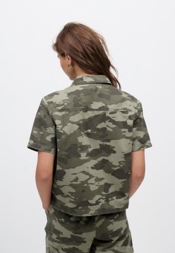 Джинсовая блузка