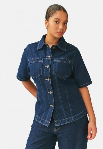 Джинсовая блузка