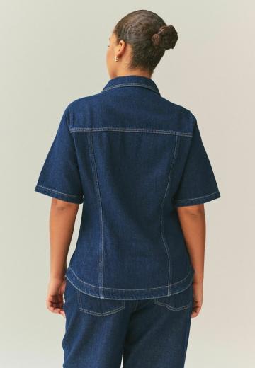 Джинсовая блузка