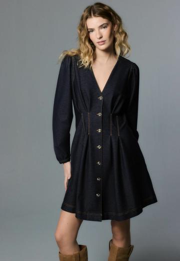 Джинсовое платье