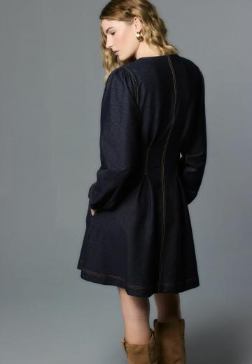 Джинсовое платье