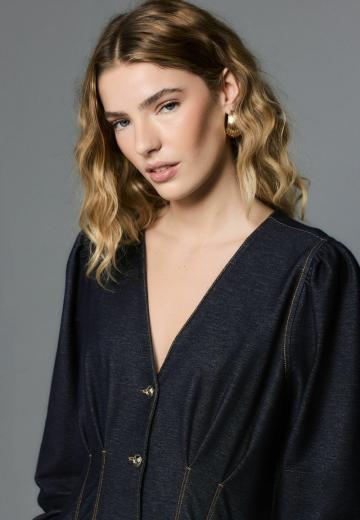 Джинсовое платье