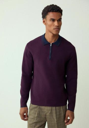 Поло с длинным рукавом