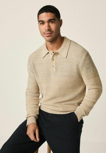 Поло с длинным рукавом