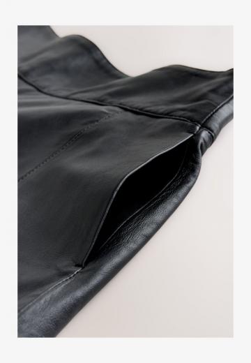 Кожаная юбка