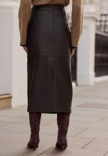 Кожаная юбка