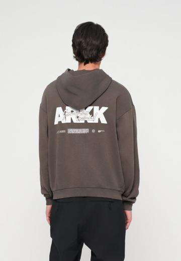 Пуловер с капюшоном