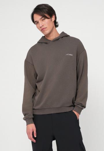 Пуловер с капюшоном