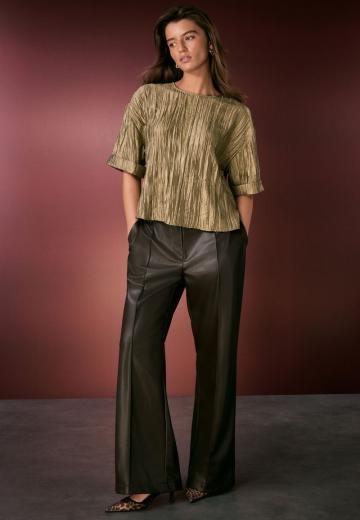 Атласная блузка