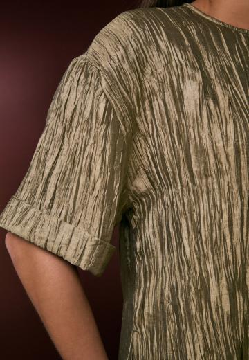 Атласная блузка