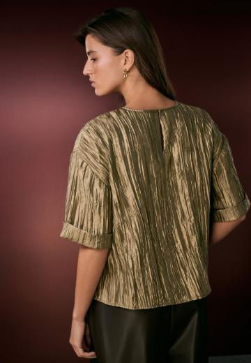 Атласная блузка