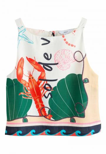 Блузка без рукавов