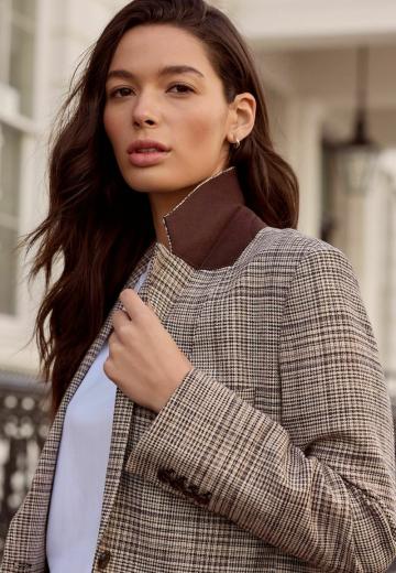 Длинный блейзер