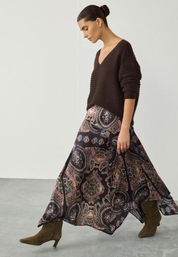 Юбка с воланами