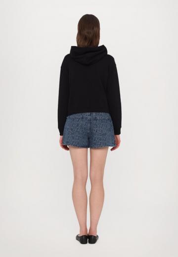 Пуловер с капюшоном