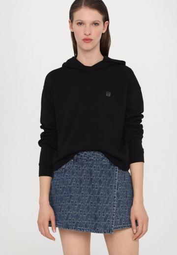 Пуловер с капюшоном