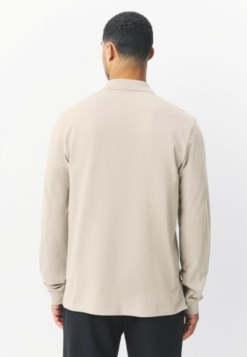 Поло с длинным рукавом