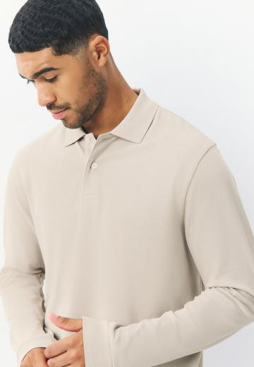 Поло с длинным рукавом