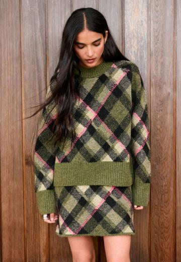 Юбка в клетку