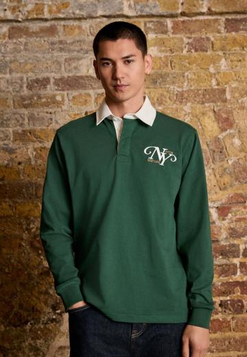 Поло с длинным рукавом