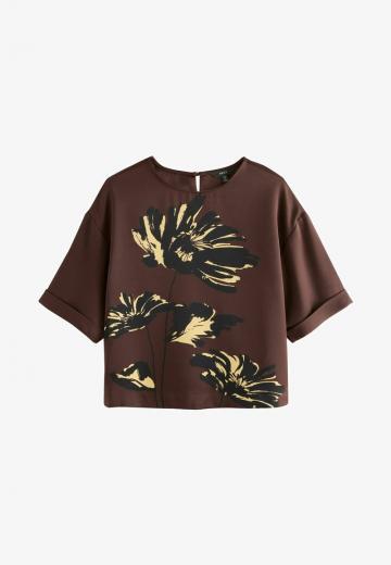 Атласная блузка