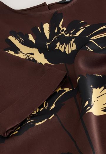 Атласная блузка