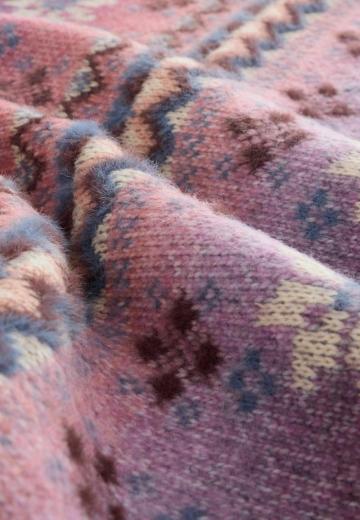 Жаккардовая вязаная кофта