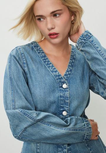 Джинсовая жилетка
