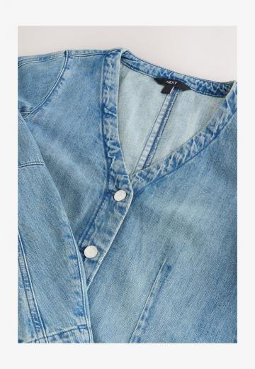 Джинсовая жилетка