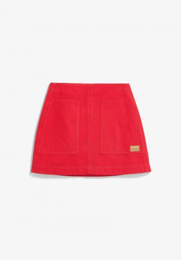 Юбка с накладными карманами