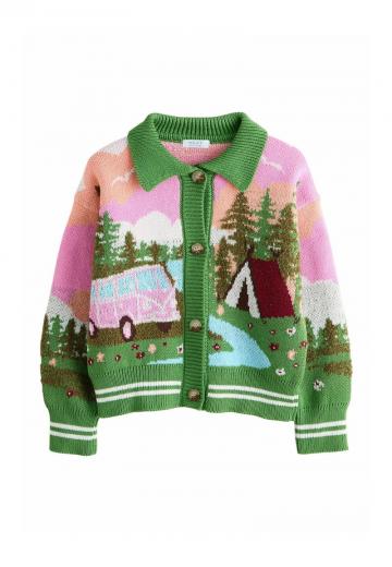 Вязаная кофта