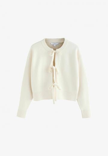 Жаккардовая вязаная кофта