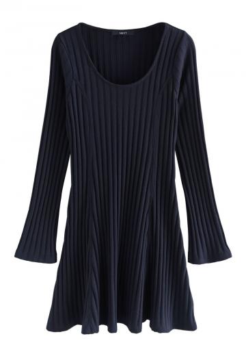 Вязаное платье