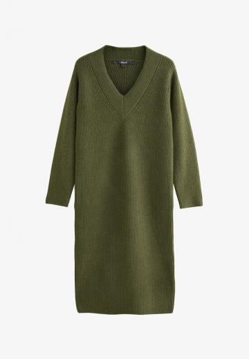 Вязаное платье