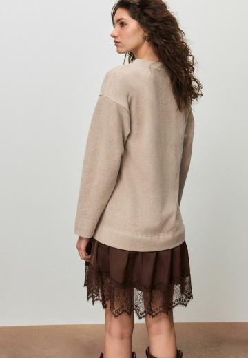 Вязаное платье