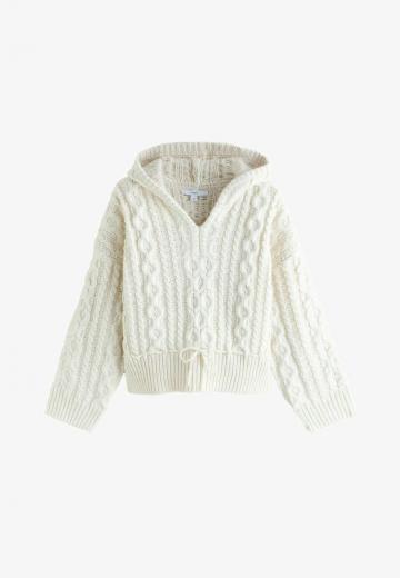 Пуловер с капюшоном