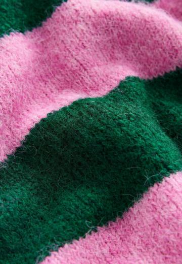 Пуловер в полоску