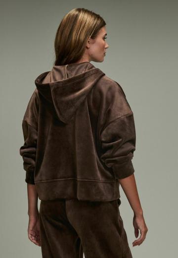 Пуловер с капюшоном