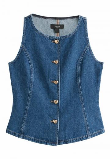 Джинсовая жилетка