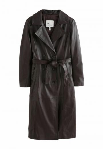 Кожаное пальто