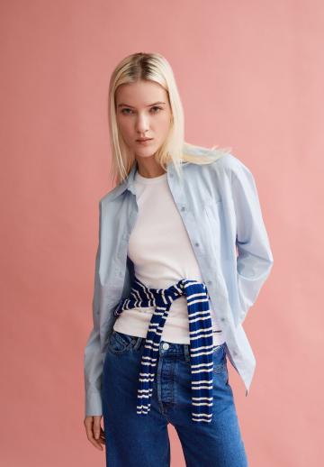 Длинная блузка