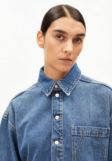 Джинсовое платье