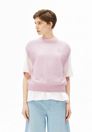 Пуловер без рукавов