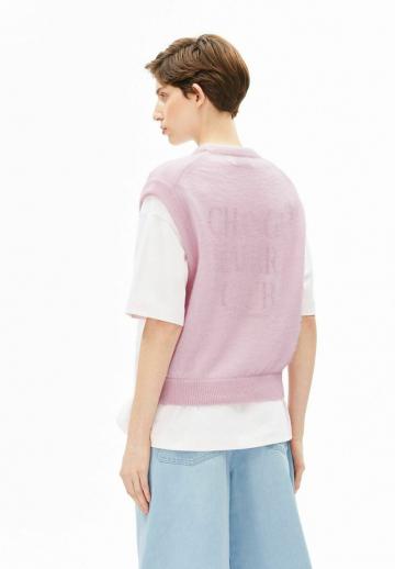 Пуловер без рукавов