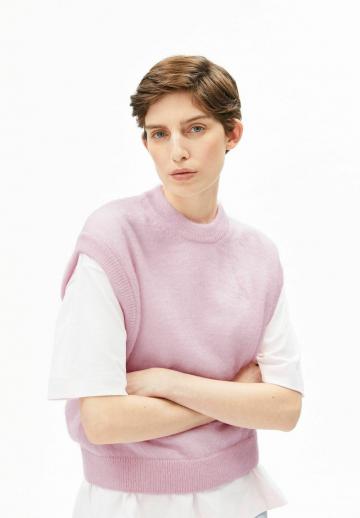 Пуловер без рукавов